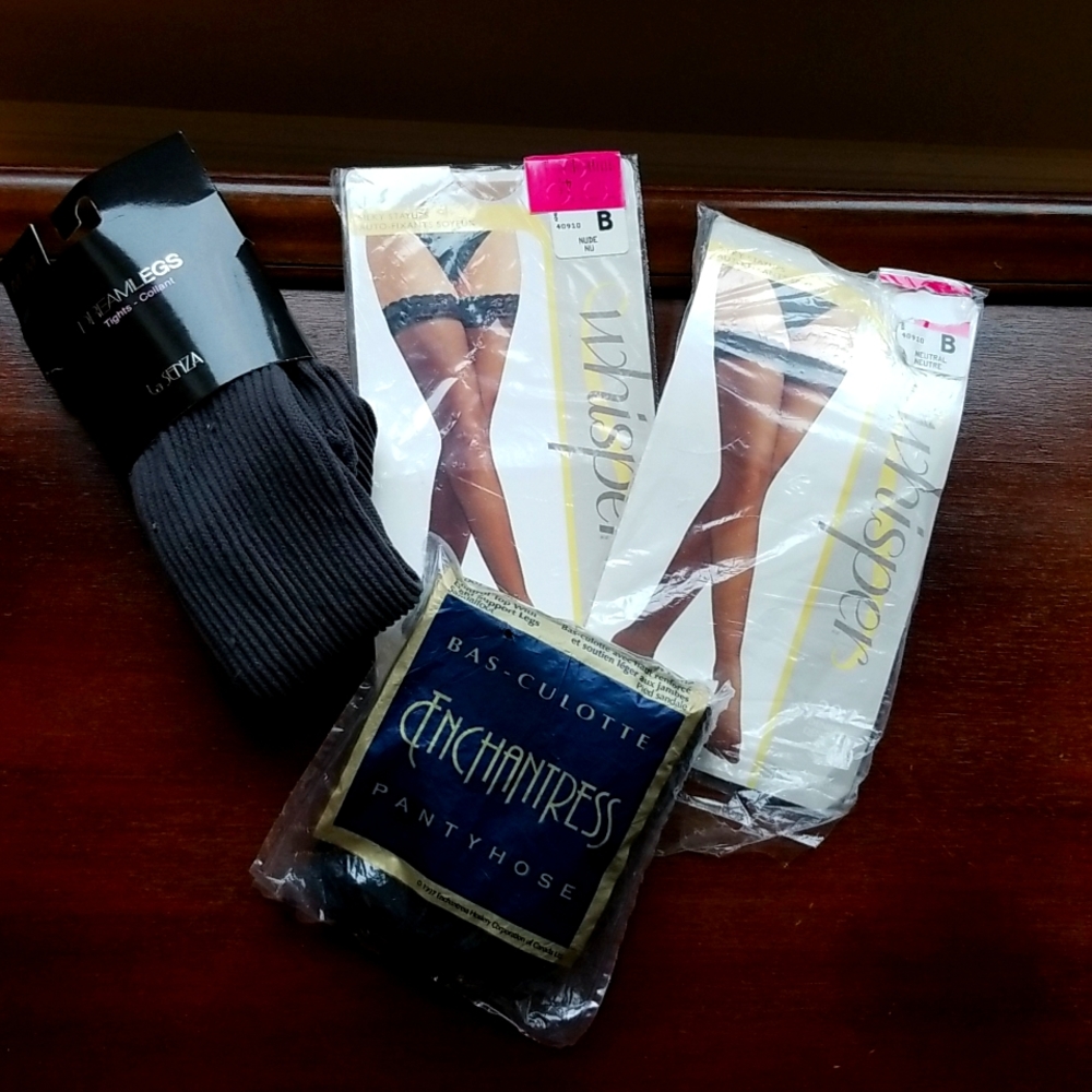 Pantyhose, silky stay ups and tights